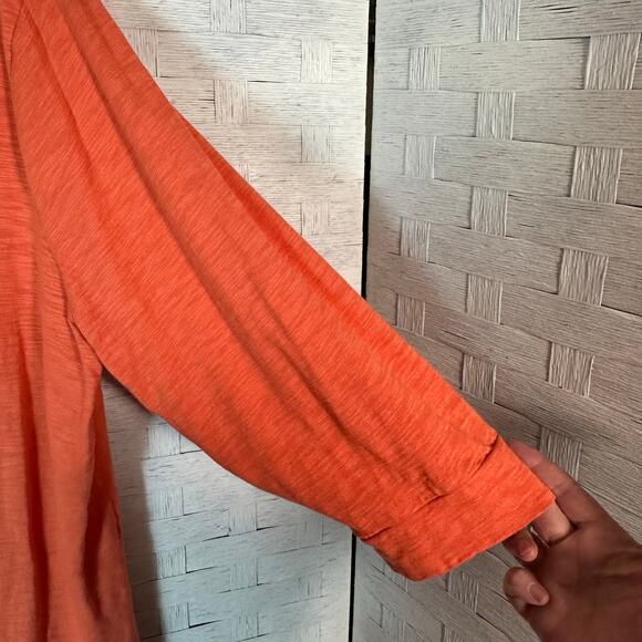 Chico’s womens long sleeve T shirts henley V-neck lightweight casual plus size - Picture 3 of 9